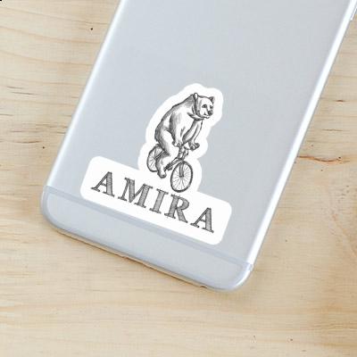 Amira Sticker Bicycle rider Notebook Image