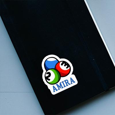 Sticker Amira Billiard Ball Notebook Image