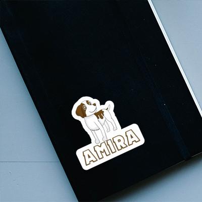 Sticker Amira Brittany Spaniel Laptop Image