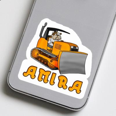 Autocollant Bulldozer Amira Notebook Image