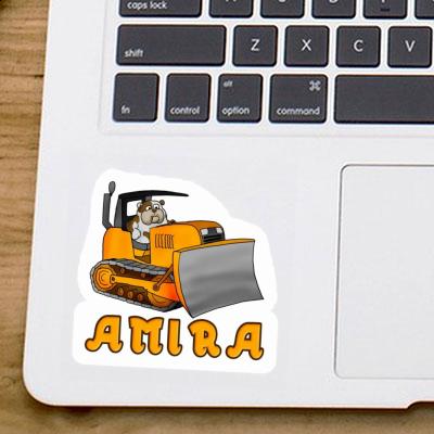 Sticker Bulldozer Amira Notebook Image