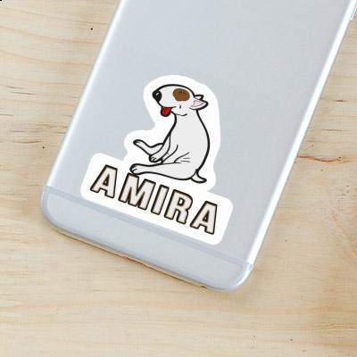 Amira Sticker Bull Terrier Laptop Image