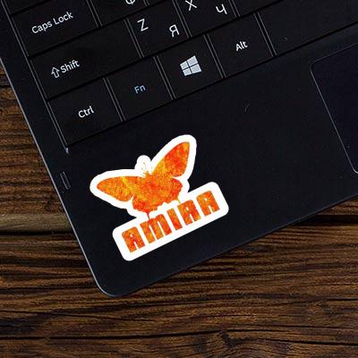 Amira Sticker Schmetterling Notebook Image