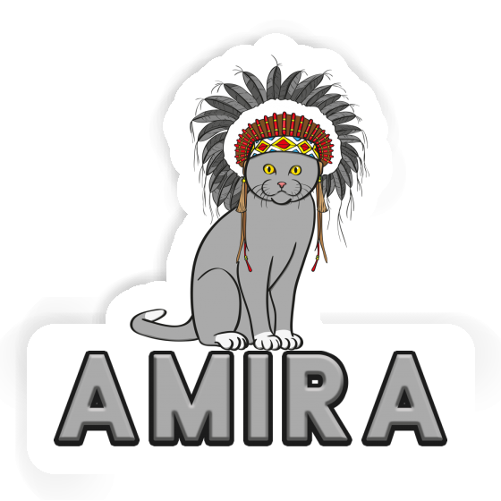 American Indian Sticker Amira Laptop Image