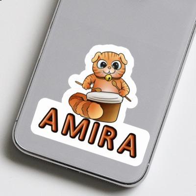 Amira Sticker Drummer Cat Gift package Image