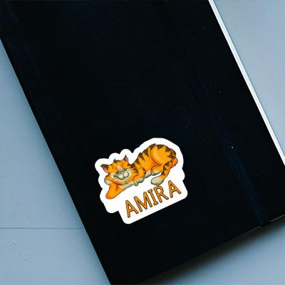 Amira Sticker Cat Laptop Image