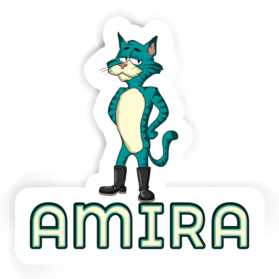 Amira Sticker Cat Notebook Image