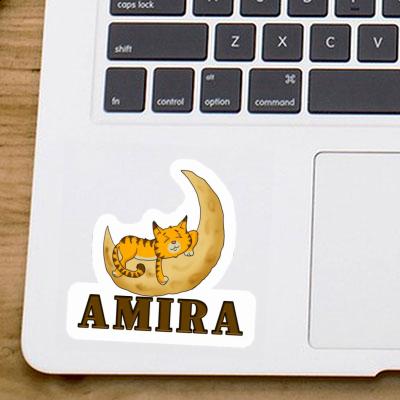 Sleeping Cat Sticker Amira Gift package Image