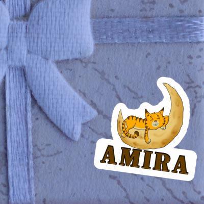 Sleeping Cat Sticker Amira Gift package Image