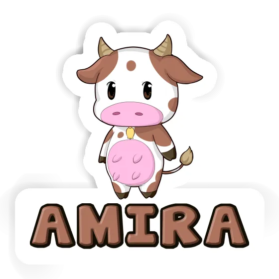 Cow Sticker Amira Gift package Image