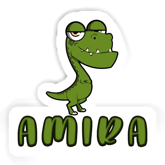 Sticker Dinosaur Amira Laptop Image