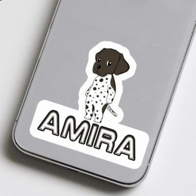 Sticker Amira German Shorthaired Pointer Laptop Image