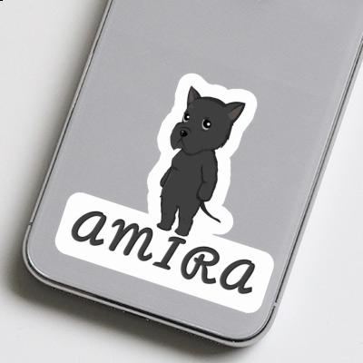 Sticker Giant Schnauzer Amira Notebook Image