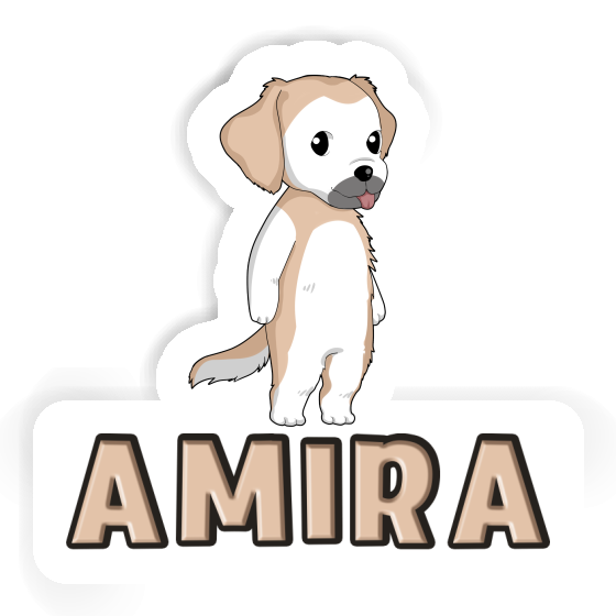 Golden Yellow Sticker Amira Gift package Image