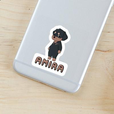 Autocollant Amira Rottweiler Notebook Image