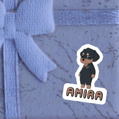 Aufkleber Amira Rottweiler Laptop Image