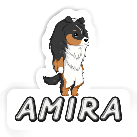 Amira Sticker Sheepdog Laptop Image