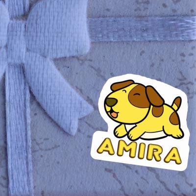 Amira Autocollant Chien Notebook Image