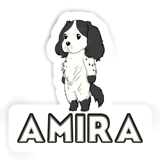 Amira Sticker English Cocker Spaniel Notebook Image