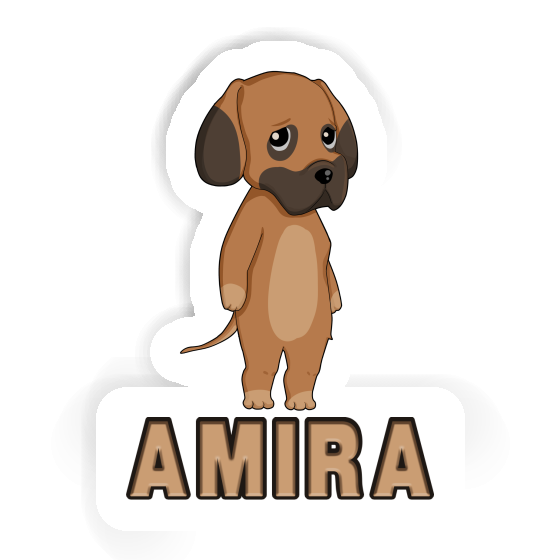 Amira Sticker German Mastiff Notebook Image