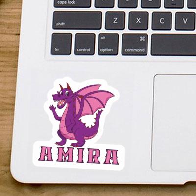 Mutterdrache Aufkleber Amira Notebook Image