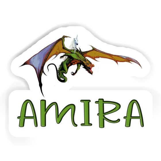 Amira Sticker Drache Notebook Image