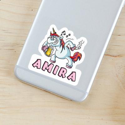 Einhorn Aufkleber Amira Laptop Image