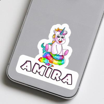 Baby Unicorn Sticker Amira Notebook Image