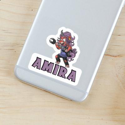 Sticker Rocking Unicorn Amira Notebook Image