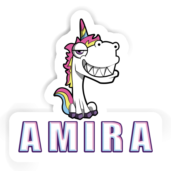 Sticker Einhorn Amira Laptop Image