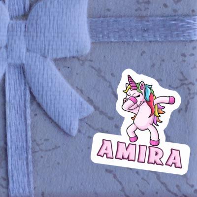 Amira Autocollant Licorne Laptop Image