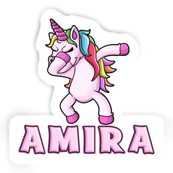 Sticker Dabbing Unicorn Amira Image