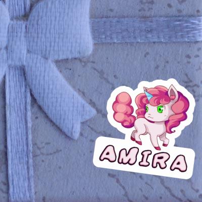 Licorne Autocollant Amira Notebook Image