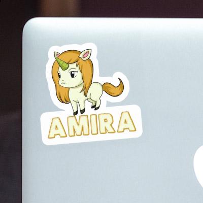 Einhorn Aufkleber Amira Laptop Image