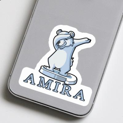 Amira Sticker Polar Bear Laptop Image