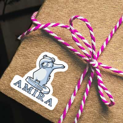 Amira Sticker Polar Bear Notebook Image