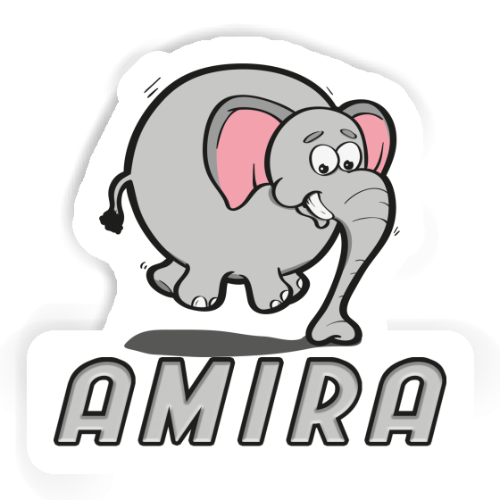 Sticker Jumping Elephant Amira Gift package Image