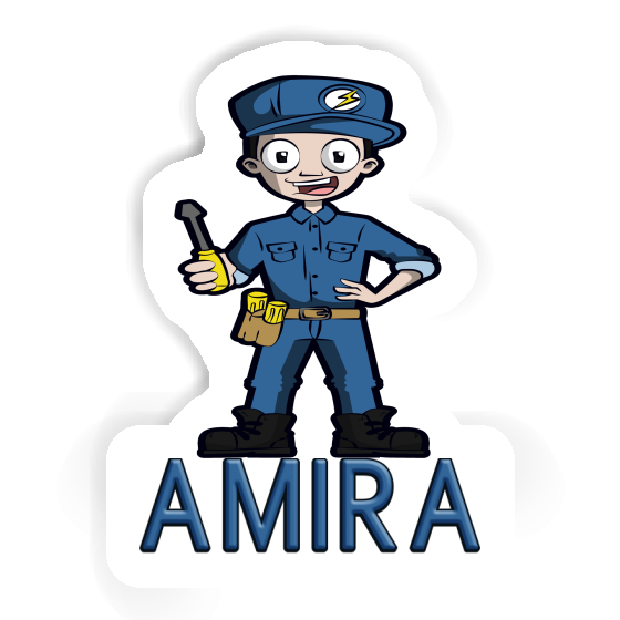 Electrician Sticker Amira Notebook Image