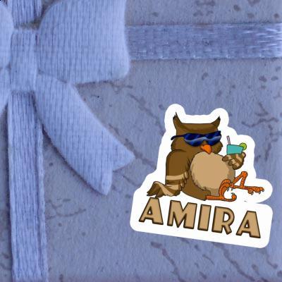 Sticker Amira Cool Owl Image