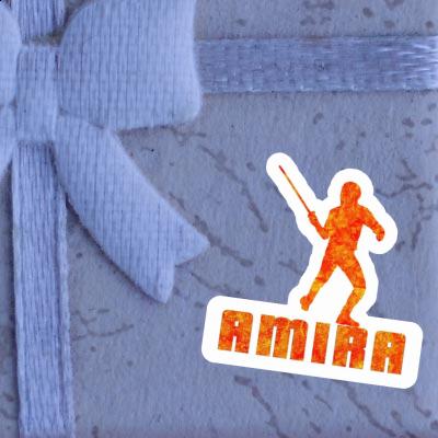 Fencer Sticker Amira Notebook Image