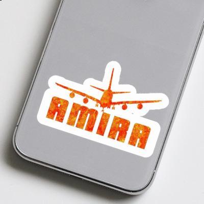 Airplane Sticker Amira Notebook Image