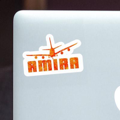 Airplane Sticker Amira Laptop Image