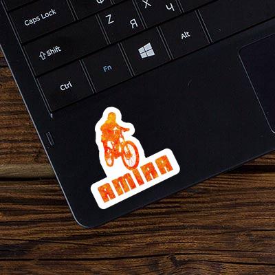 Sticker Amira Freeride Biker Notebook Image