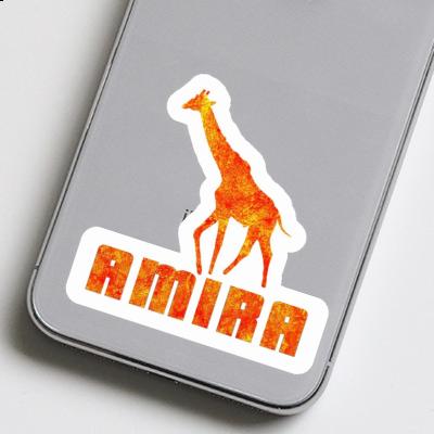 Girafe Autocollant Amira Image