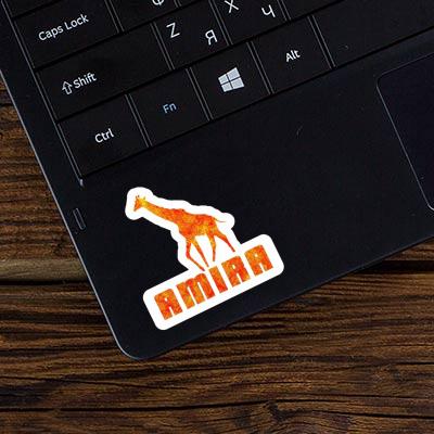 Amira Aufkleber Giraffe Laptop Image