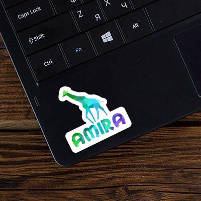 Giraffe Sticker Amira Laptop Image