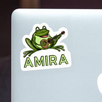 Gitarrenfrosch Aufkleber Amira Notebook Image