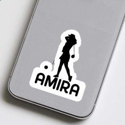 Amira Sticker Golfer Image