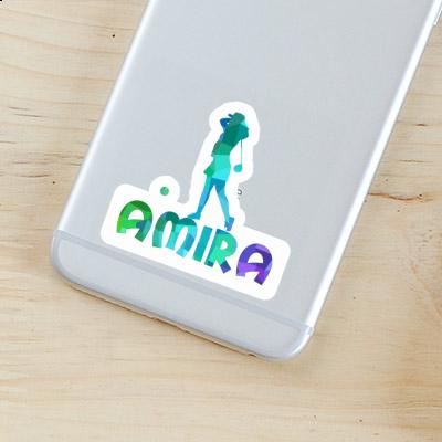 Sticker Golfer Amira Notebook Image