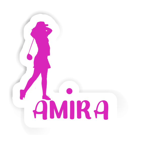 Golfer Sticker Amira Notebook Image